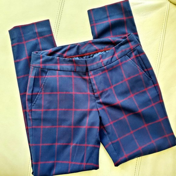 2/40$ Tommy Hilfiger red/blue core straight pants - Picture 1 of 7